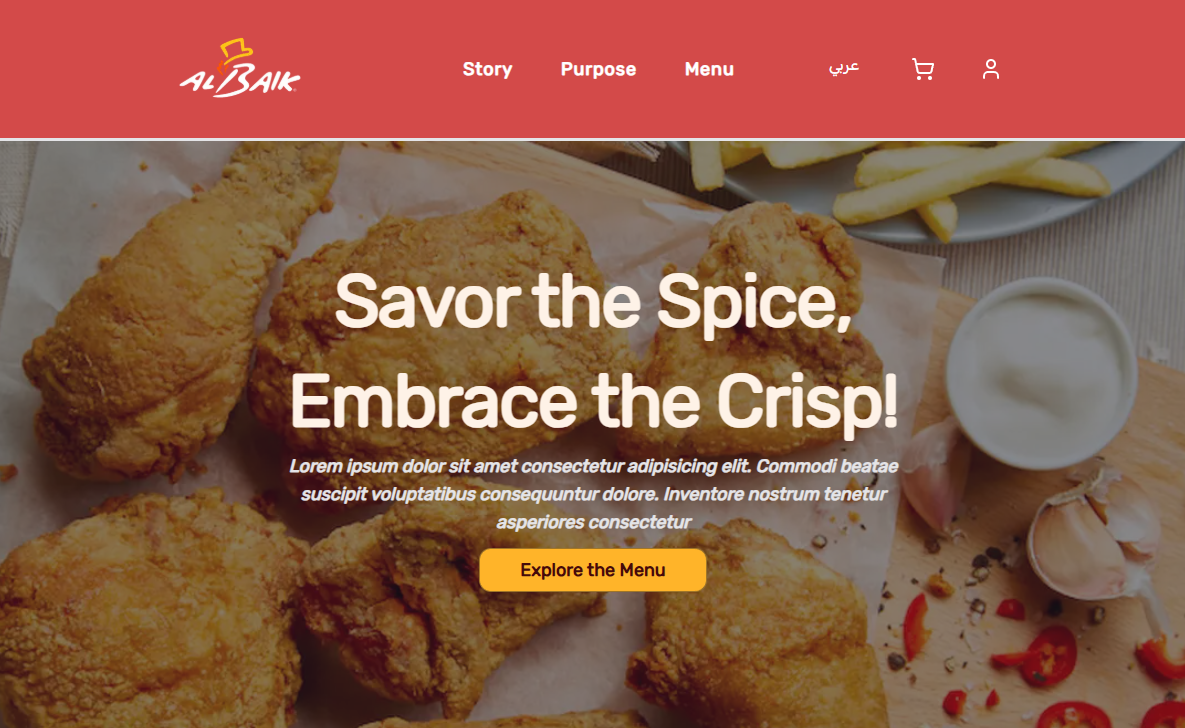 Albaik Revamped Web App